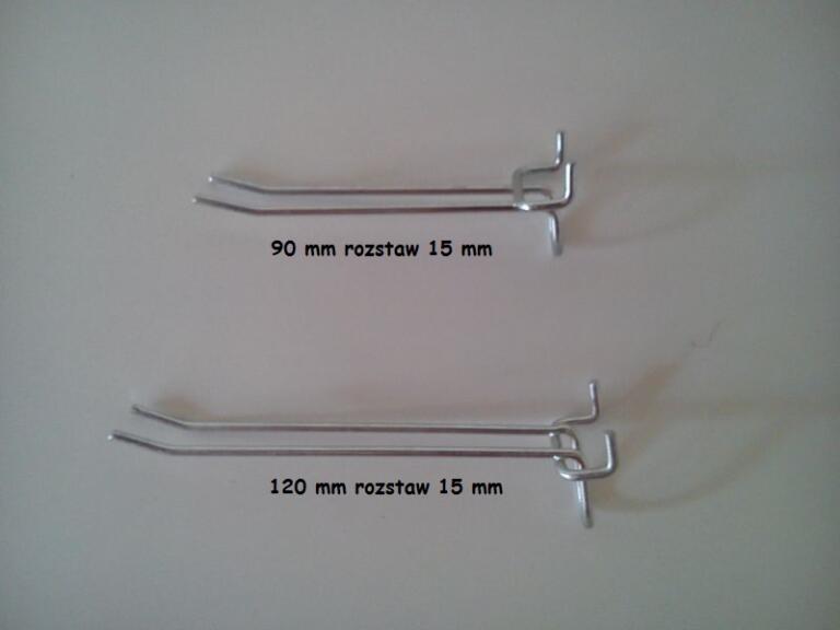 Zawieszka druciana podwójna cynkowana dł. 90 mm rozstaw 15 mm (7)