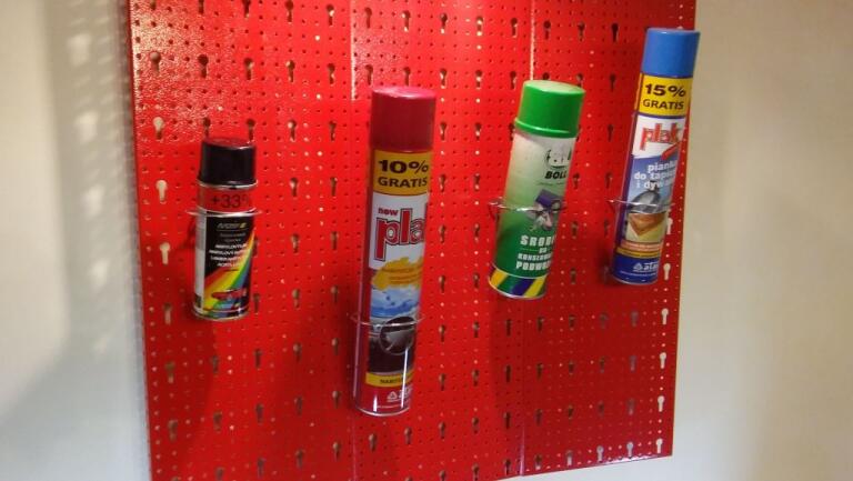 Zawieszka druciana uchwyt na spray 75 mm - 10 szt. (8)