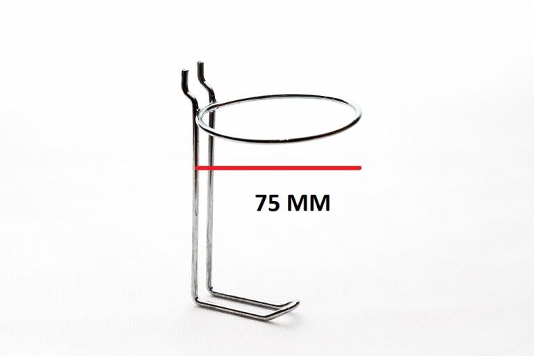 Zawieszka druciana uchwyt na spray 75 mm - 10 szt. (2)