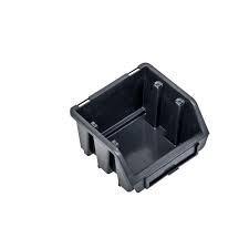 Pudełko plastikowe Ergobox 1 czarne - kpl. 10 szt.116 x 112 x 75 mm 