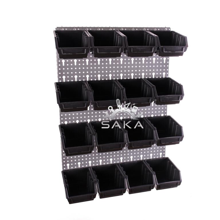 Pudełko plastikowe Ergobox 1 niebieskie firmy Patrol 116 x 112 x 75 mm (8)