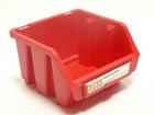 Pudełko plastikowe Ergobox 1 czerwone - kpl. 10 szt.116 x 112 x 75 mm  (1)