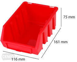 Pudełko plastikowe Ergobox 2 czarne firmy Patrol 116 x 161 x 75 mm (2)