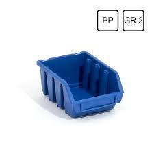 Pudełko plastikowe Ergobox 2 niebieski firmy Patrol kpl. 10 szt. 116 x 161 x 75 mm (1)
