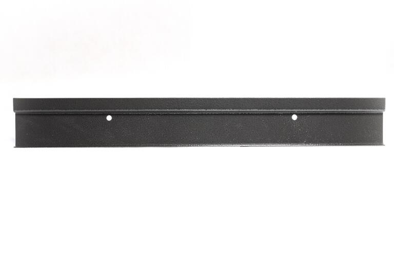 Zawieszka blaszana na pudełka plastikowe szyna 45 cm czarna - 10 szt. (7)