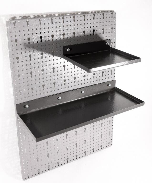 Półka blaszana duża czarna 450x175 mm - 10 szt. (3)