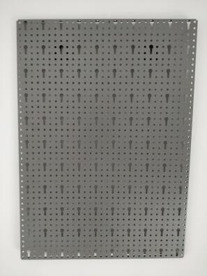 Płyta perforowana szara 450x630x15 mm - 10 szt. (szerokość x wysokość x głębokość-rant)