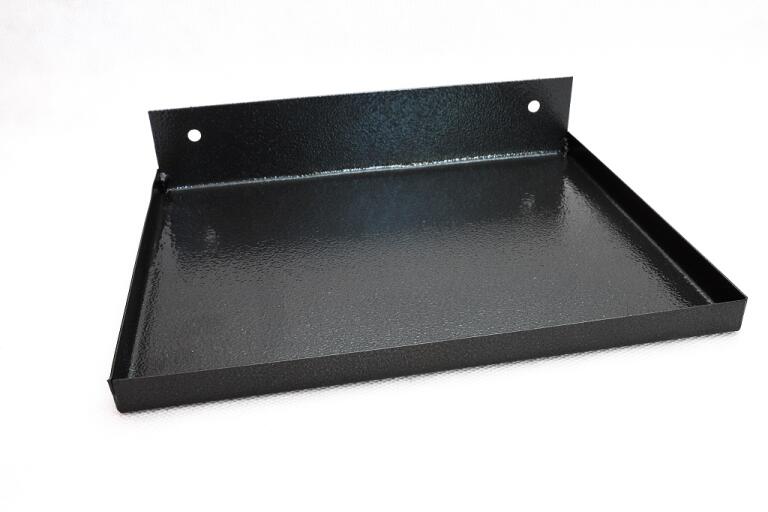 Półka blaszana duża czarna 225x175 mm - 10 szt. (3)