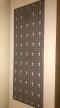 Płyta perforowana czerwona 225x630x15 mm. (szerokość x wysokość x głębokość-rant) (7)