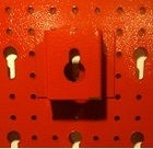 Płyta perforowana czerwona 225x630x15 mm. (szerokość x wysokość x głębokość-rant) (10)