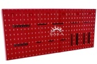Ścianka narzędziowa czerwona duża 6 płyt perforowanych dodatkowo dedykowany kpl. 22 zawieszek (5)