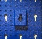 Płyta perforowana niebieska 225x505x15 mm (szerokość x wysokość x głębokość-rant) (10)