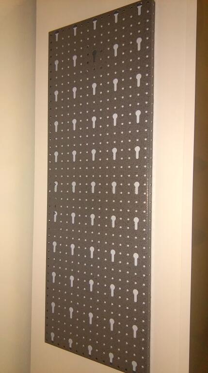 Płyta perforowana niebieska 225x505x15 mm (szerokość x wysokość x głębokość-rant) (5)