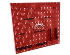 Ścianka narzędziowa czerwona mała 3 płyty perforowane dodatkowo dedykowany kpl. 14 zawieszek (5)