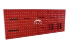 Ścianka narzędziowa czerwona mała 7 płyt perforowanych dodatkowo dedykowany kpl. 22 zawieszek (5)